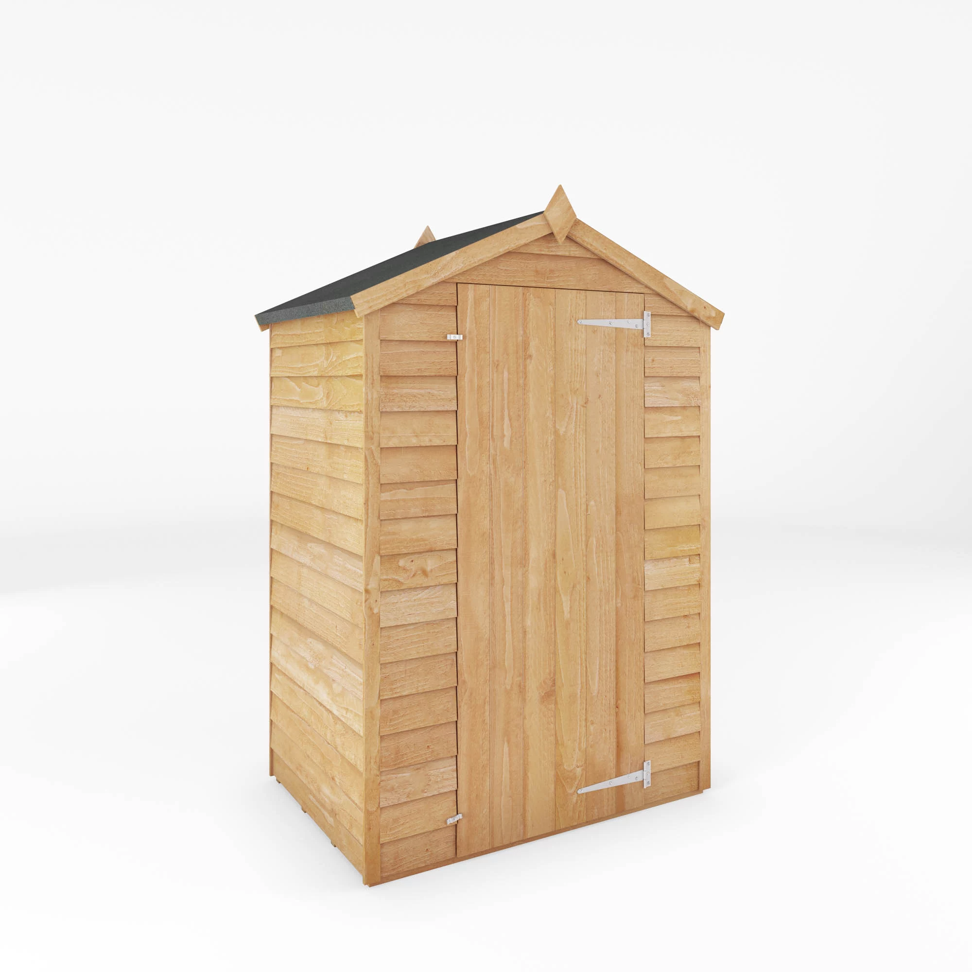 Mercia 4x3 Ft Apex Overlap Wooden Shed With Floor 4 Mercia 4x3 Ft Apex Overlap Wooden Shed With Floor - Image 2