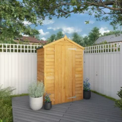 Mercia 4x3 Ft Apex Overlap Wooden Shed With Floor 19 Mercia 4x3 Ft Apex Overlap Wooden Shed With Floor -Gardens and Outdoor mercia 4x3 ft apex overlap wooden shed with floor5029442090252 01i