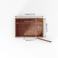 Mercia 4x3 Ft Apex Overlap Wooden Shed With Floor 17 Mercia 4x3 Ft Apex Overlap Wooden Shed With Floor -Gardens and Outdoor mercia 4x3 ft apex overlap wooden shed with floor5029442090252 02t