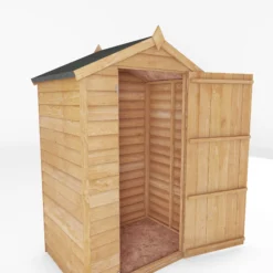 Mercia 4x3 Ft Apex Overlap Wooden Shed With Floor 16 Mercia 4x3 Ft Apex Overlap Wooden Shed With Floor -Gardens and Outdoor mercia 4x3 ft apex overlap wooden shed with floor5029442090252 05c