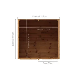 Mercia 4x4 Snug European Softwood Playhouse Assembly Required -Gardens and Outdoor mercia 4x4 snug european softwood playhouse assembly required5029442075914 02t bq