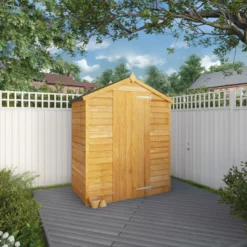 Mercia 5x3 Ft Apex Overlap Wooden Shed With Floor 17 Mercia 5x3 Ft Apex Overlap Wooden Shed With Floor -Gardens and Outdoor mercia 5x3 ft apex overlap wooden shed with floor5029442090269 01i