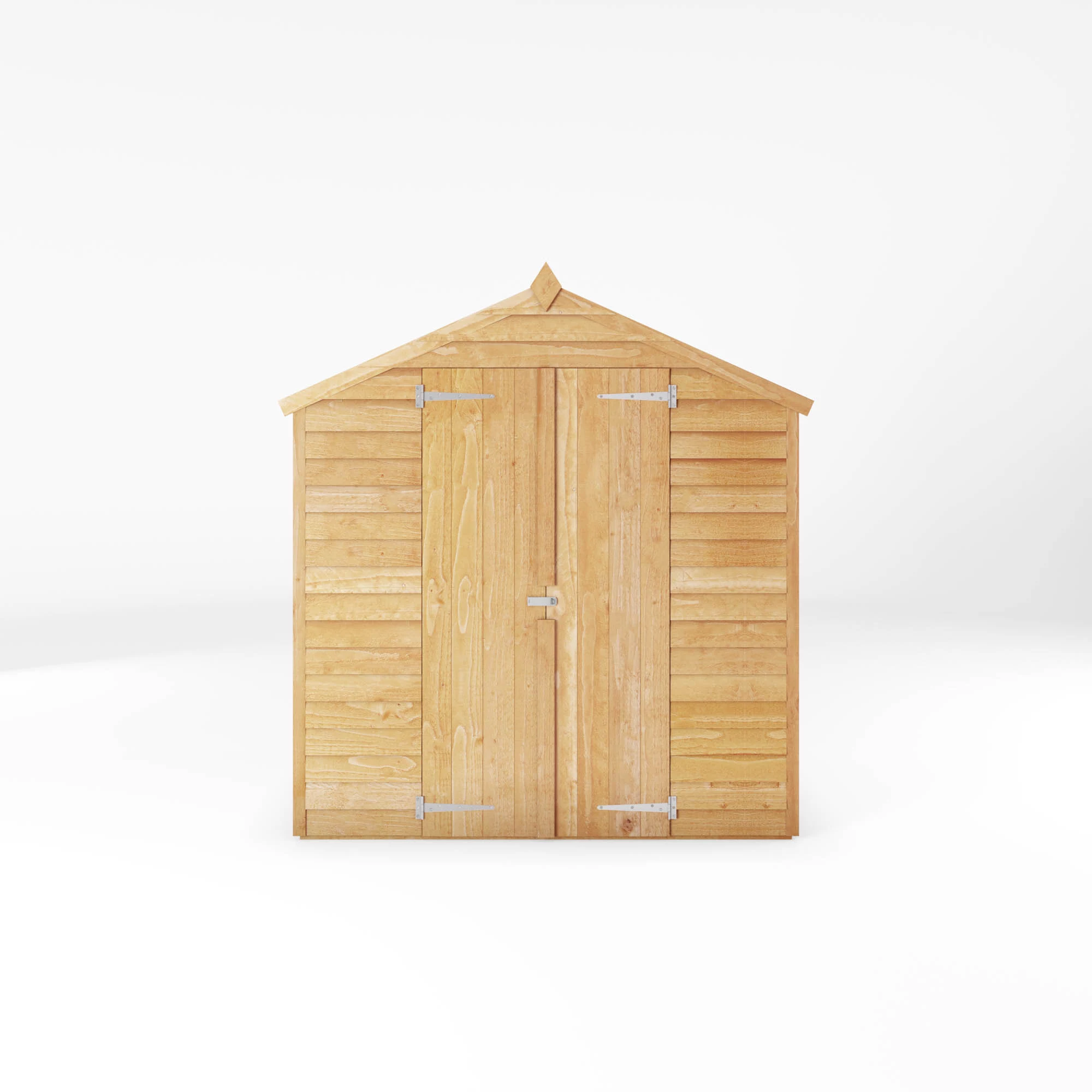 Mercia 6x4 Ft Apex Overlap Wooden 2 Door Shed With Floor 5 Mercia 6x4 Ft Apex Overlap Wooden 2 Door Shed With Floor - Image 3