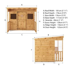 Mercia 6x5 Timber Playhouse Assembly Required 15 Mercia 6x5 Timber Playhouse Assembly Required -Gardens and Outdoor mercia 6x5 timber playhouse assembly required5029442089683 02t