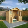 Mercia 7x5 Apex Tongue & Groove Summer House With Double Door -Gardens and Outdoor mercia 7x5 apex tongue groove summer house with double door5029442077864 01c bq