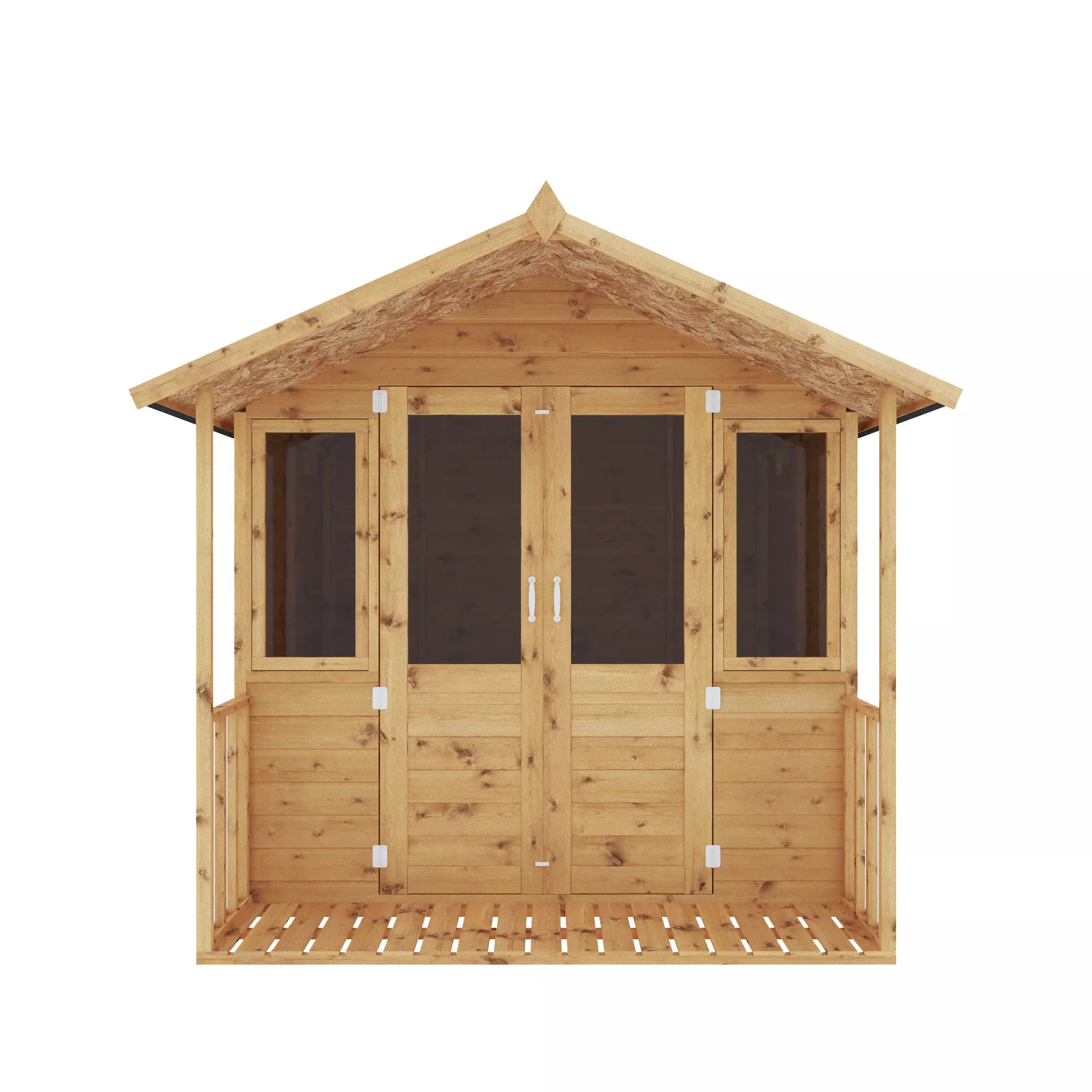 Mercia 7x7 Apex Tongue & Groove Summer House With Double Door 4 Mercia 7x7 Apex Tongue & Groove Summer House With Double Door - Image 2
