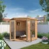 Mercia 7x7 Pent Shiplap Summer House With Double Door -Gardens and Outdoor mercia 7x7 pent shiplap summer house with double door5029442076546 01c bq