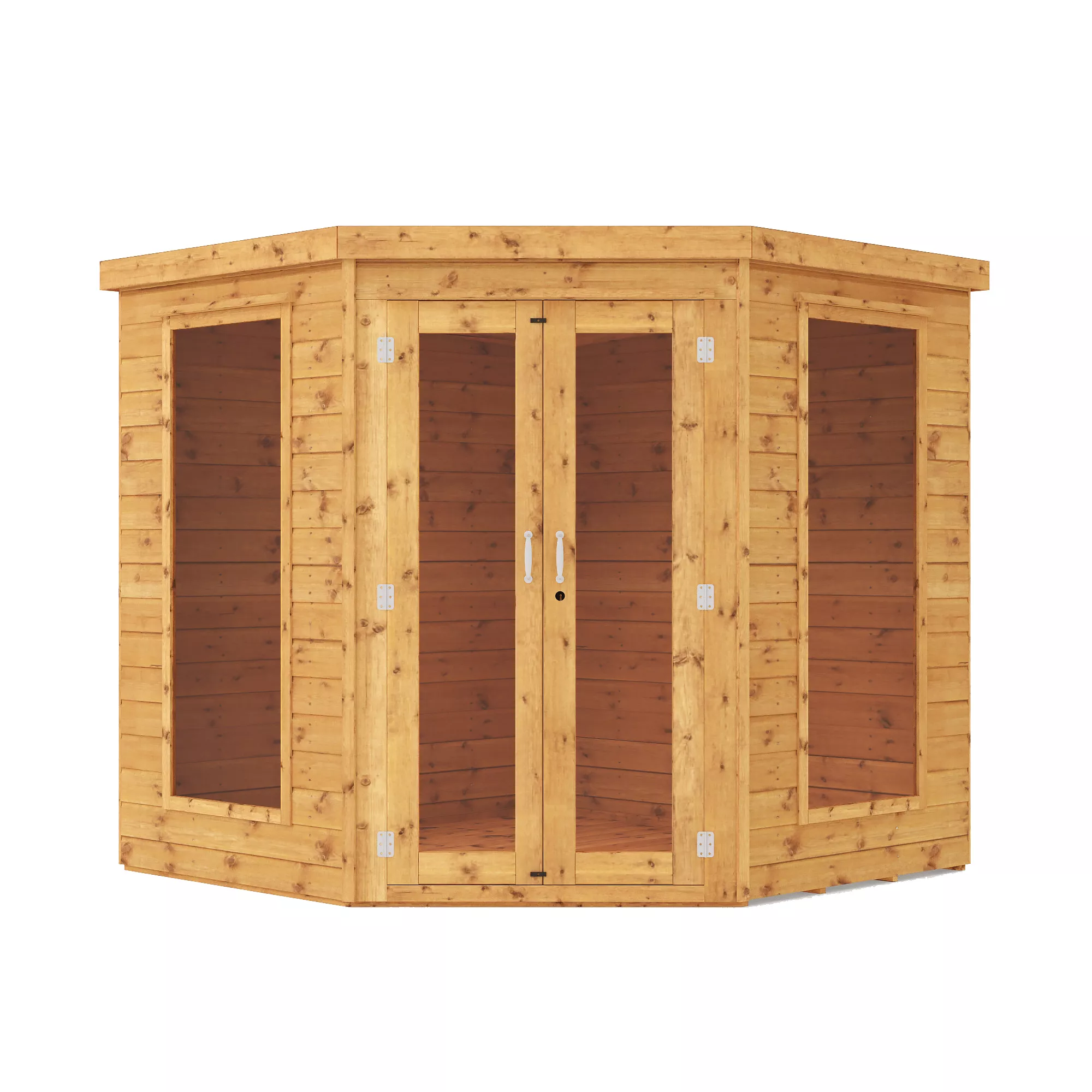 Mercia 7x7 Pent Shiplap Summer House With Double Door 4 Mercia 7x7 Pent Shiplap Summer House With Double Door - Image 2
