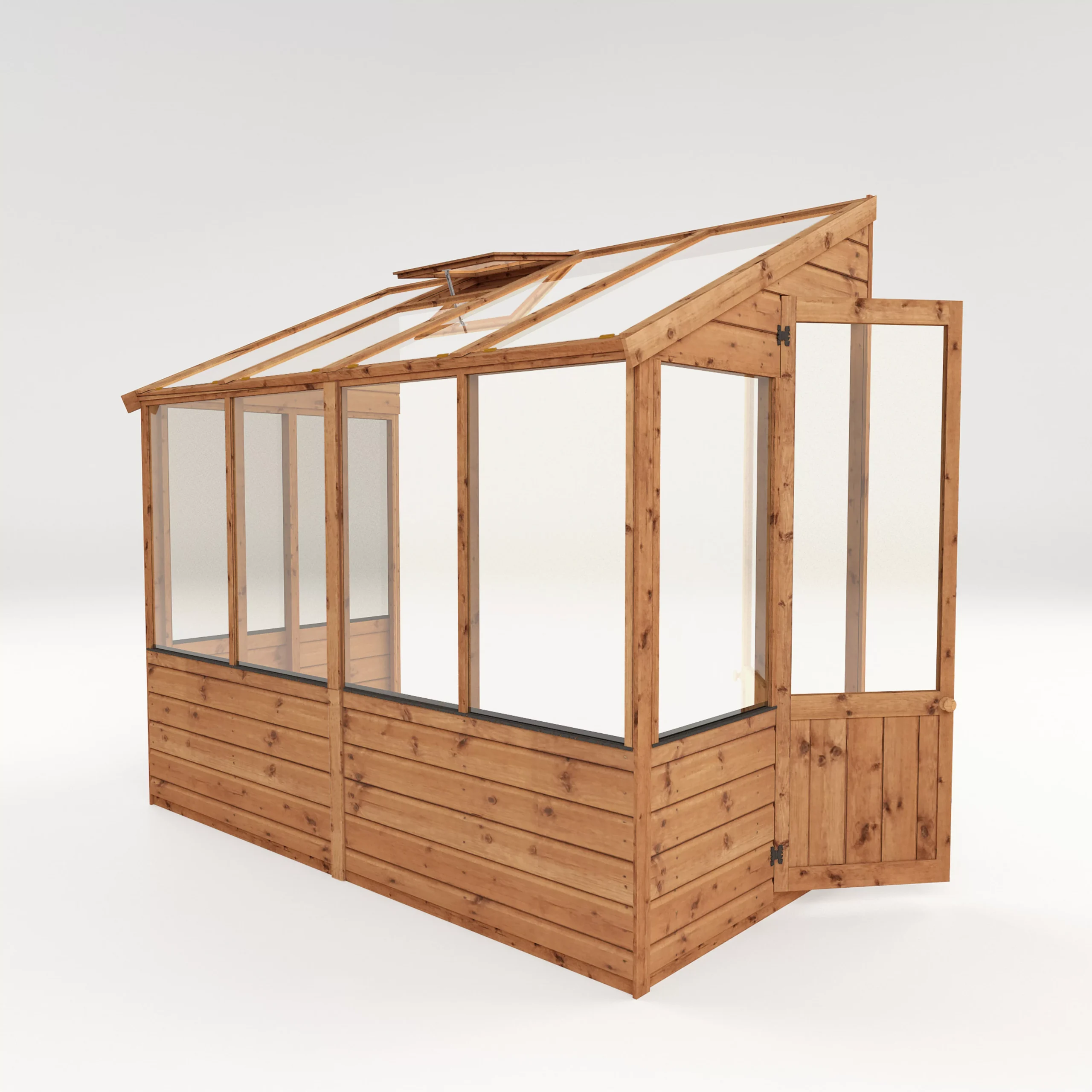 Mercia 8x4 Lean To Greenhouse With Flap Vent 8 Mercia 8x4 Lean To Greenhouse With Flap Vent - Image 6