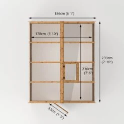 Mercia 8x6 Greenhouse With Flap Vent -Gardens and Outdoor mercia 8x6 greenhouse with flap vent5029442087863 02i bq