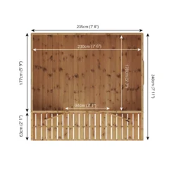 Mercia 8x8 Apex Shiplap Summer House With Double Door -Gardens and Outdoor mercia 8x8 apex shiplap summer house with double door5029442075969 02t BQ