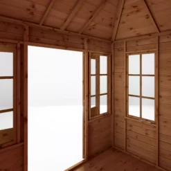 Mercia Clover 8x6 Ft Hip Shiplap Wooden Summer House With Double Door -Gardens and Outdoor mercia clover 8x6 ft hip shiplap wooden summer house with double door5029442006871 05c