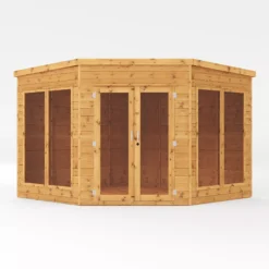 Mercia Corner 9x9 Ft Flat Shiplap Wooden Summer House With Double Door 12 Mercia Corner 9x9 Ft Flat Shiplap Wooden Summer House With Double Door -Gardens and Outdoor mercia corner 9x9 ft flat shiplap wooden summer house with double door5029442088563 02c