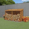 Mercia Double Wooden Log Store 1 Mercia Double Wooden Log Store -Gardens and Outdoor mercia double wooden log store5029442012629 01i