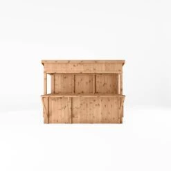 Mercia Garden Bar 9x4 Ft Pent Tongue & Groove Solid Wood Garden Bar With Single Door -Gardens and Outdoor mercia garden bar 9x4 ft pent tongue groove solid wood garden bar with single door5029442008752 02c