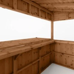 Mercia Garden Bar 9x4 Ft Pent Tongue & Groove Solid Wood Garden Bar With Single Door -Gardens and Outdoor mercia garden bar 9x4 ft pent tongue groove solid wood garden bar with single door5029442008752 04c