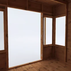 Mercia Helios 8x8 Ft Curved Shiplap Wooden Summer House With Double Door -Gardens and Outdoor mercia helios 8x8 ft curved shiplap wooden summer house with double door5029442073859 05c