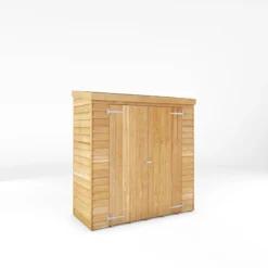 Mercia Overlap Wooden 6x2'6 Pent Garden Storage -Gardens and Outdoor mercia overlap wooden 6x2 6 pent garden storage5029442073897 01c