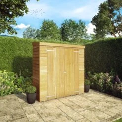 Mercia Overlap Wooden 6x2'6 Pent Garden Storage -Gardens and Outdoor mercia overlap wooden 6x2 6 pent garden storage5029442073897 01i