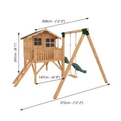 Mercia Poppy Brown Slide -Gardens and Outdoor mercia poppy brown slide5029442076393 01t bq