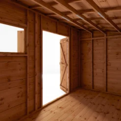 Mercia Premium 12x8 Ft Pent Shiplap Wooden 2 Door Shed With Floor -Gardens and Outdoor mercia premium 12x8 ft pent shiplap wooden 2 door shed with floor5029442009315 05c