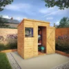 Mercia Premium 6x4 Ft Pent Shiplap Wooden Shed With Floor -Gardens and Outdoor mercia premium 6x4 ft pent shiplap wooden shed with floor5029442006635 02i
