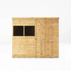 Mercia Premium Pent Shiplap Solid Wood Shed With Floor -Gardens and Outdoor mercia premium pent shiplap solid wood shed with floor5029442006642 02c