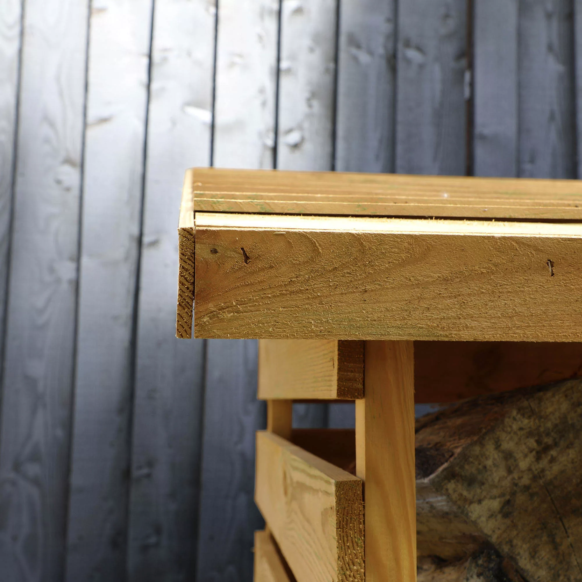 Mercia Single Solid Wood Log Store 6 Mercia Single Solid Wood Log Store - Image 4