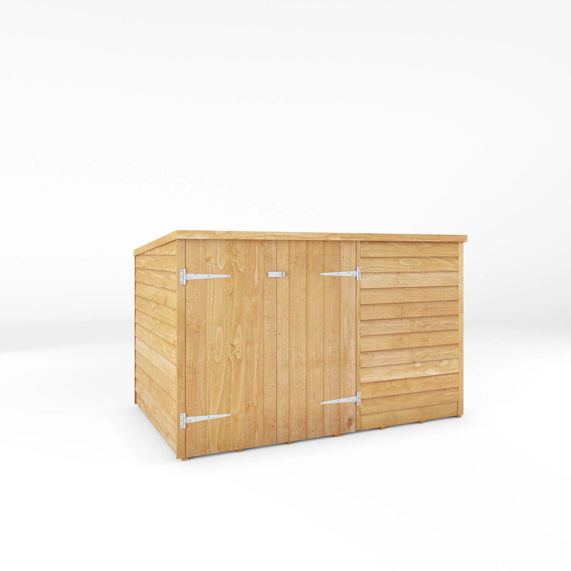 Mercia Solid Wood 4x6 Overlap Pent Bike Store 4 Mercia Solid Wood 4x6 Overlap Pent Bike Store - Image 2