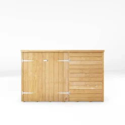 Mercia Solid Wood 4x6 Overlap Pent Bike Store 12 Mercia Solid Wood 4x6 Overlap Pent Bike Store -Gardens and Outdoor mercia solid wood 4x6 overlap pent bike store5029442089294 02c