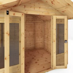 Mercia Sussex 8x6 Ft Apex Shiplap Wooden Summer House With Double Door 14 Mercia Sussex 8x6 Ft Apex Shiplap Wooden Summer House With Double Door -Gardens and Outdoor mercia sussex 8x6 ft apex shiplap wooden summer house with double door5029442006703 04c