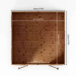 Mercia Sussex 8x8 Ft Apex Shiplap Wooden Summer House With Double Door -Gardens and Outdoor mercia sussex 8x8 ft apex shiplap wooden summer house with double door5029442006901 02t