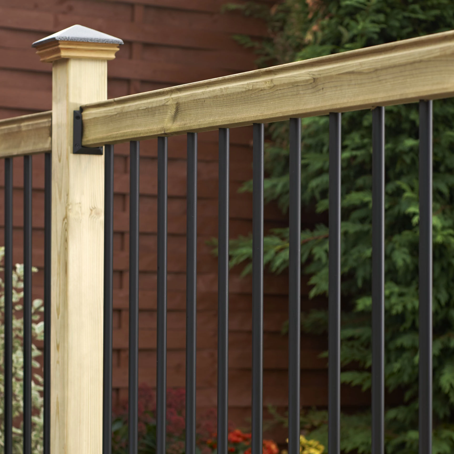 Metsä Wood Traditional Pine Decking Rail Kit,, 0.32m² 3 Metsä Wood Traditional Pine Decking Rail Kit,, 0.32m²