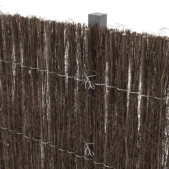 Natural Brushwood Garden Screen (H)1m (W)3m -Gardens and Outdoor natural brushwood garden screen h 1m w 3m3663602428084 38c
