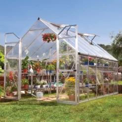 Palram Balance Silver 8x12 Greenhouse -Gardens and Outdoor palram balance silver 8x12 greenhouse7290103111465 01i bq