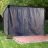 Palram - Canopia 3K Series Grey Polyester (PES) Gazebo Curtain, Pack Of 4 (L)2170mm (W)3660mm -Gardens and Outdoor palram canopia 3k series grey polyester pes gazebo curtain pack of 4 l 2170mm w 3660mm7290108130744 02i