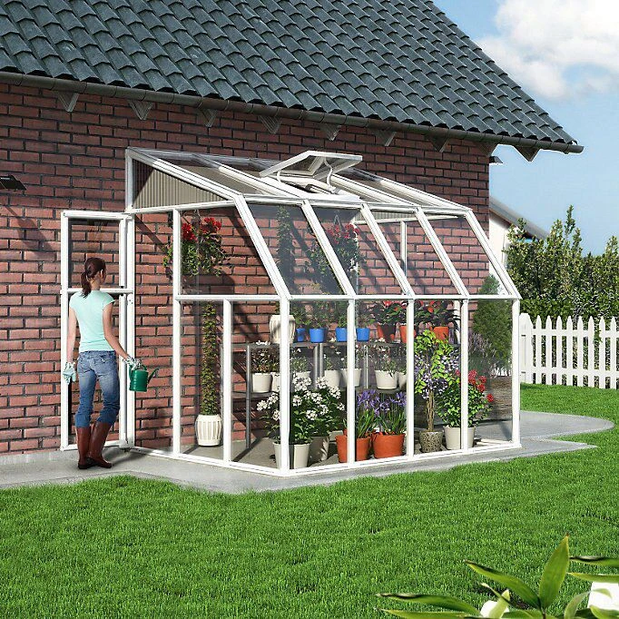 Palram - Canopia 6X8 Barn Plastic Sun Room - Base Not Included 3 Palram - Canopia 6X8 Barn Plastic Sun Room - Base Not Included