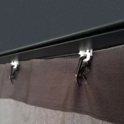 Palram - Canopia Dallas Grey Polyester (PES) Gazebo Curtain, Pack Of 4 (L)2120mm (W)4400mm 14 Palram - Canopia Dallas Grey Polyester (PES) Gazebo Curtain, Pack Of 4 (L)2120mm (W)4400mm -Gardens and Outdoor palram canopia dallas grey polyester pes gazebo curtain pack of 4 l 2120mm w 4400mm7290108602692 03i