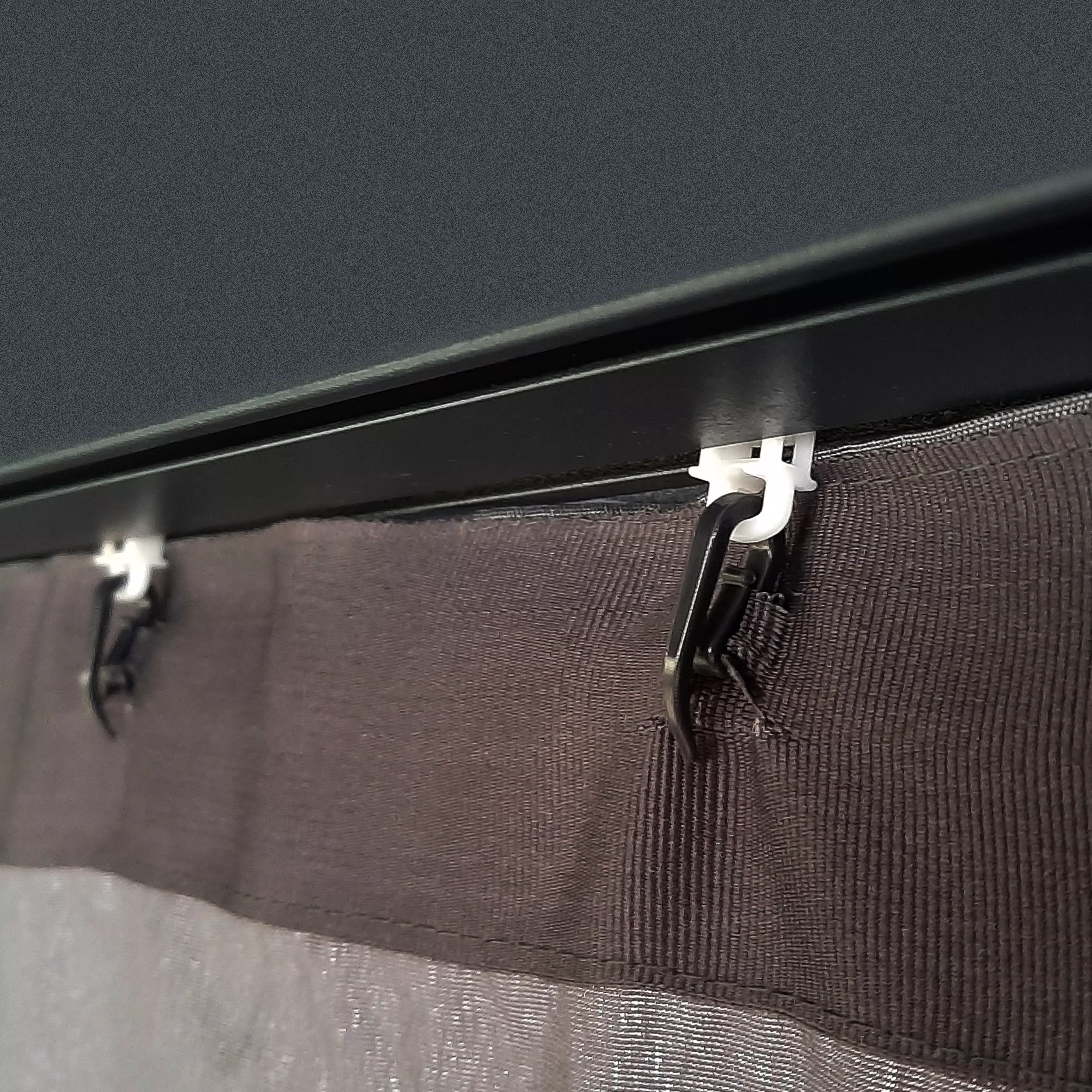 Palram - Canopia Dallas Grey Polyester (PES) Gazebo Curtain, Pack Of 4 (L)2120mm (W)4400mm 7 Palram - Canopia Dallas Grey Polyester (PES) Gazebo Curtain, Pack Of 4 (L)2120mm (W)4400mm - Image 5