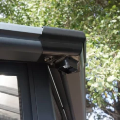 Palram - Canopia Garda Grey Hexagonal Gazebo, (W)5.17m (D)5.95m - Assembly Required -Gardens and Outdoor palram canopia garda grey hexagonal gazebo w 5 17m d 5 95m assembly required7290108137040 07i bq