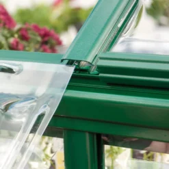 Palram - Canopia Harmony Green 6x10 Greenhouse -Gardens and Outdoor palram canopia harmony green 6x10 greenhouse7290103110871 04i bq
