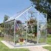 Palram - Canopia Harmony Silver 6x8 Greenhouse -Gardens and Outdoor palram canopia harmony silver 6x8 greenhouse7290103110581 01i BQ