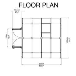 Palram - Canopia Hobby Gardner Green 8x8 Greenhouse -Gardens and Outdoor palram canopia hobby gardner green 8x8 greenhouse7290103121655 01t bq