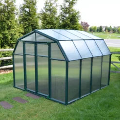 Palram - Canopia Hobby Gardner Green 8x8 Greenhouse -Gardens and Outdoor palram canopia hobby gardner green 8x8 greenhouse7290103121655 04i bq