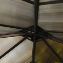 Palram - Canopia Ledro Grey Rectangular Gazebo, (W)4.3m (D)2.96m - Assembly Required -Gardens and Outdoor palram canopia ledro grey rectangular gazebo w 4 3m d 2 96m assembly required7290108139648 07i bq