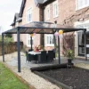 Palram - Canopia Martinique Grey Rectangular Gazebo, (W)3.6m (D)2.96m - Assembly Required 2 Palram - Canopia Martinique Grey Rectangular Gazebo, (W)3.6m (D)2.96m - Assembly Required -Gardens and Outdoor palram canopia martinique grey rectangular gazebo w 3 6m d 2 96m assembly required7290108137910 01i bq