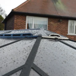 Palram - Canopia Martinique Grey Rectangular Gazebo, (W)4.3m (D)2.96m - Assembly Required -Gardens and Outdoor palram canopia martinique grey rectangular gazebo w 4 3m d 2 96m assembly required7290108130249 04i bq