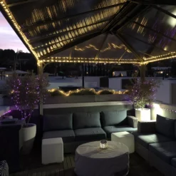 Palram - Canopia Martinique Grey Rectangular Gazebo, (W)4.3m (D)2.96m - Assembly Required -Gardens and Outdoor palram canopia martinique grey rectangular gazebo w 4 3m d 2 96m assembly required7290108130249 10i bq