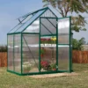 Palram - Canopia Mythos Green 6X4 Greenhouse -Gardens and Outdoor palram canopia mythos green 6x4 greenhouse7290103110932 01i BQ