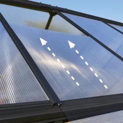 Palram - Canopia Mythos Grey 6X4 Greenhouse -Gardens and Outdoor palram canopia mythos grey 6x4 greenhouse7290108601022 37c BQ